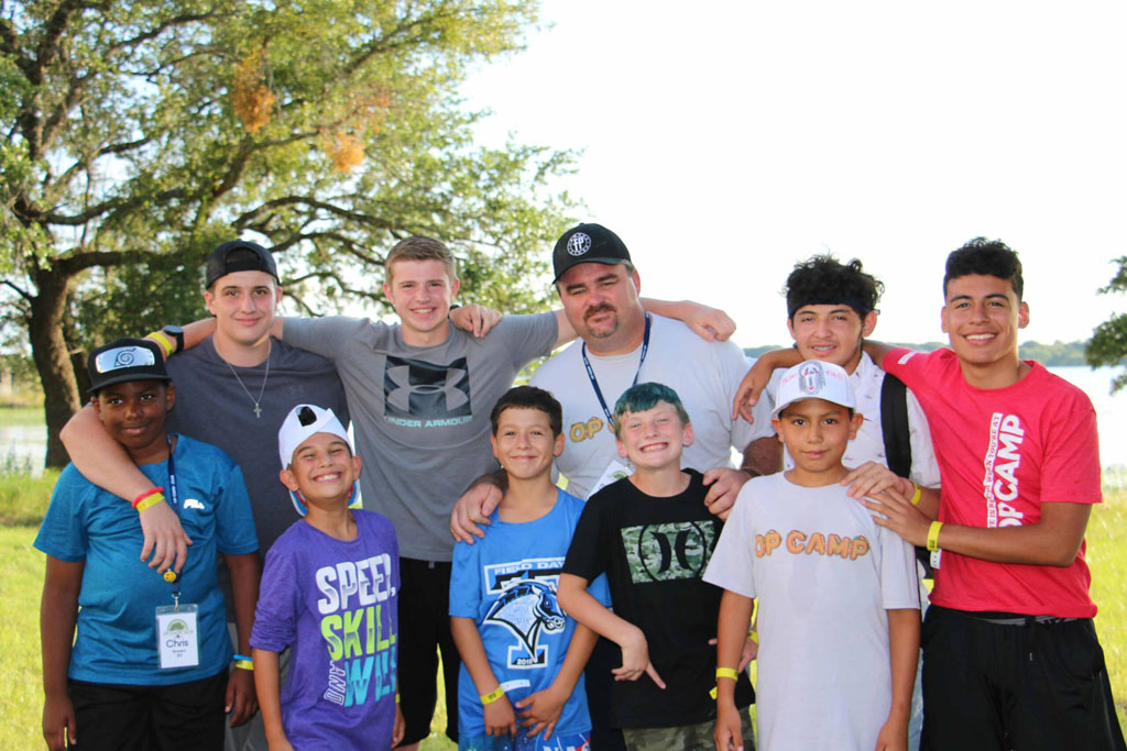 group photo of teens